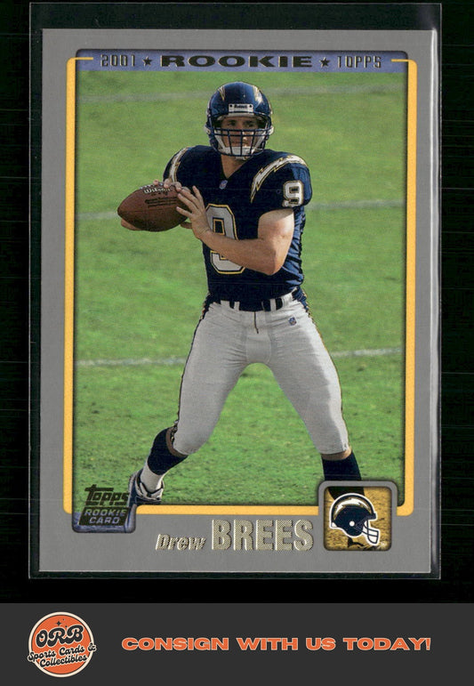 Drew Brees 2001 Topps #328 Topps Collection - Front
