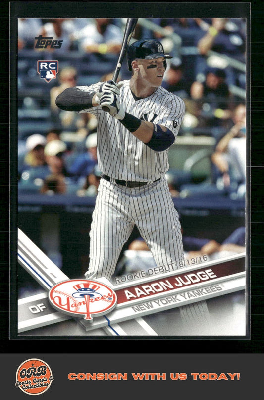 Aaron Judge 2017 Topps Update #US99 Vintage Stock #/99 - Front