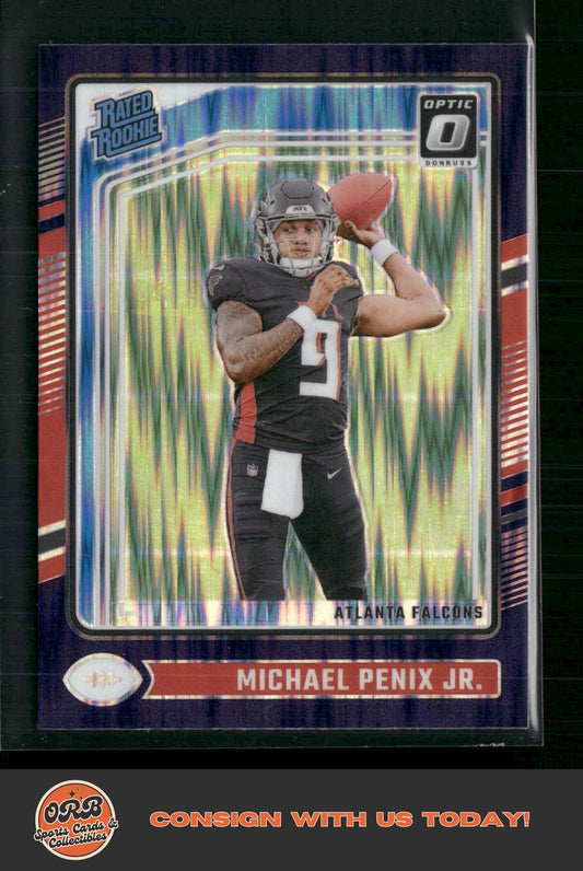 Michael Penix Jr. 2024 Donruss Optic #279 Rated Rookies - Front