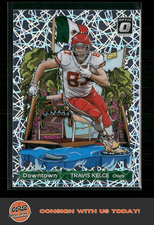 Travis Kelce 2024 Donruss #7 Downtown! - Front