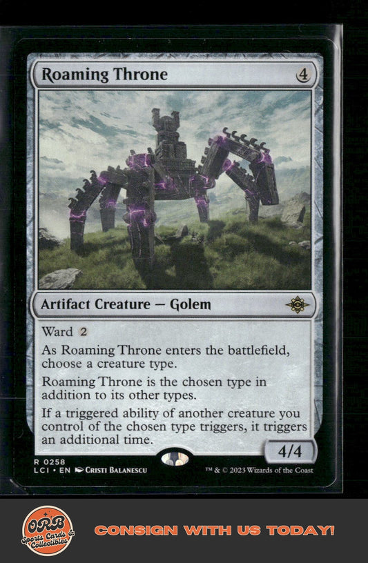 Roaming Throne The Lost Caverns of Ixalan #258 - Front