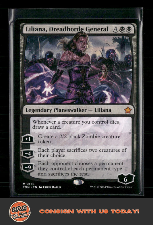 Liliana, Dreadhorde General Foundations #176 - Front
