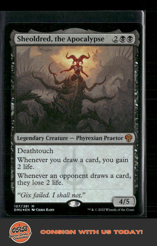 Sheoldred, the Apocalypse Dominaria United #107 Foil - Front
