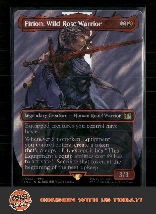 Firion, Wild Rose Warrior (Borderless) (Surge Foil) FINAL FANTASY #531 - Front