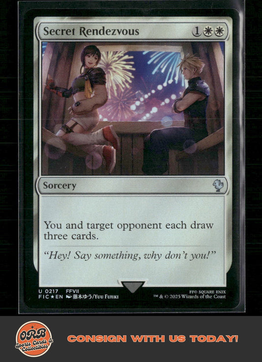 Secret Rendezvous (0218) Commander: FINAL FANTASY #218 Foil - Front