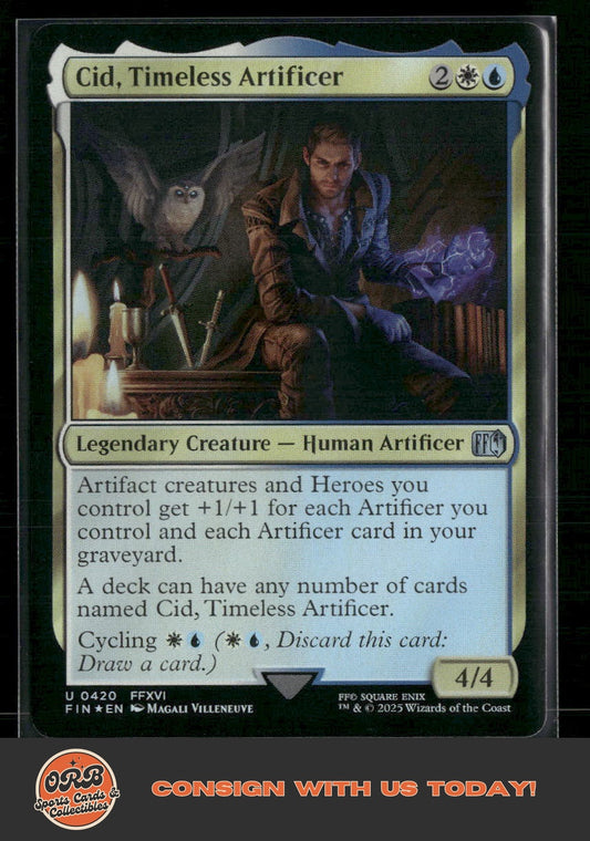 Cid, Timeless Artificer (0420) FINAL FANTASY #420 Foil - Front