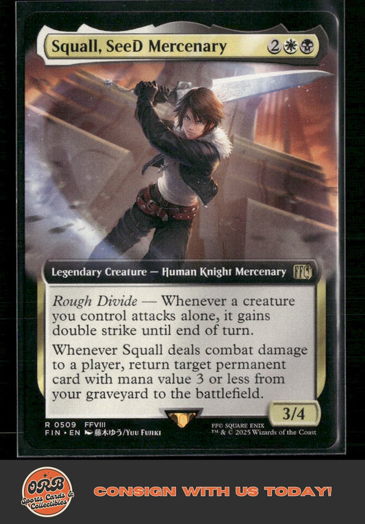 Squall, SeeD Mercenary (Extended Art) FINAL FANTASY #509 - Front