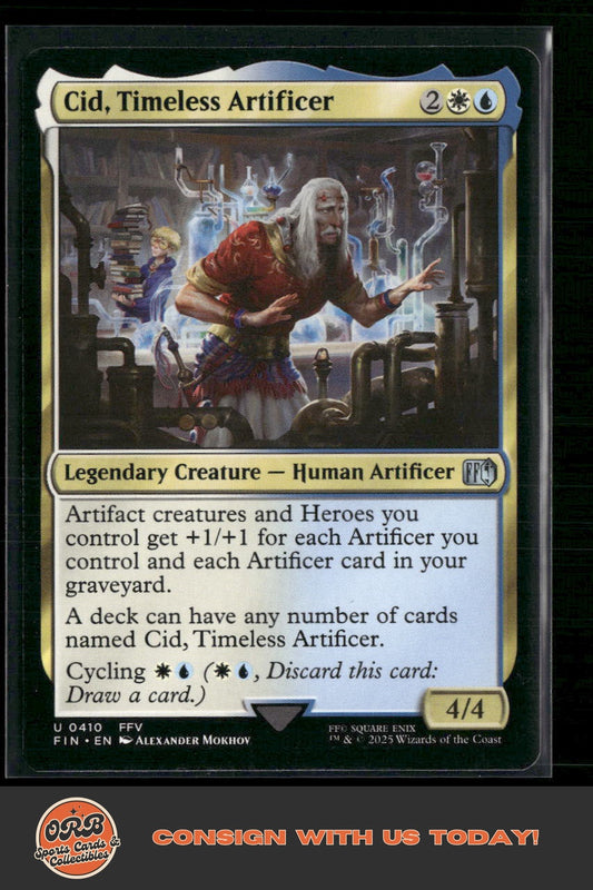 Cid, Timeless Artificer (0410) FINAL FANTASY #410 - Front