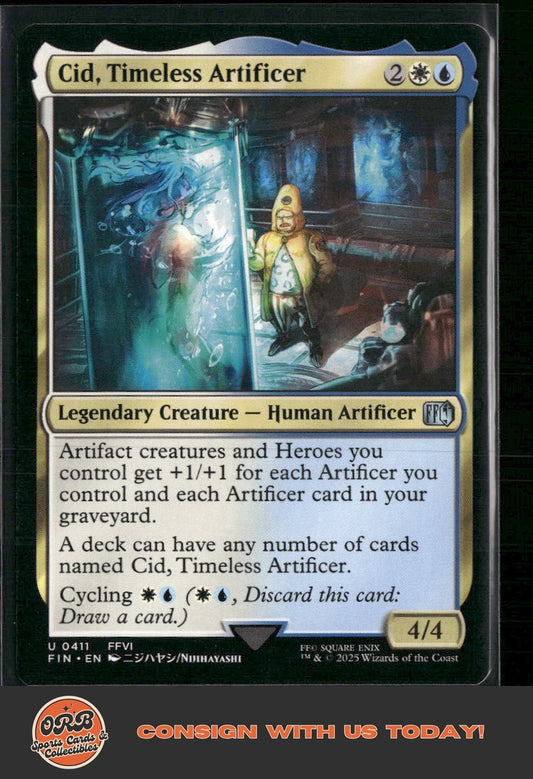 Cid, Timeless Artificer (0411) FINAL FANTASY #411 - Front