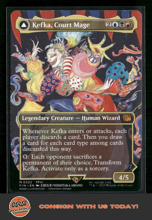 Kefka, Court Mage (Borderless) (0322) FINAL FANTASY #322 - Front
