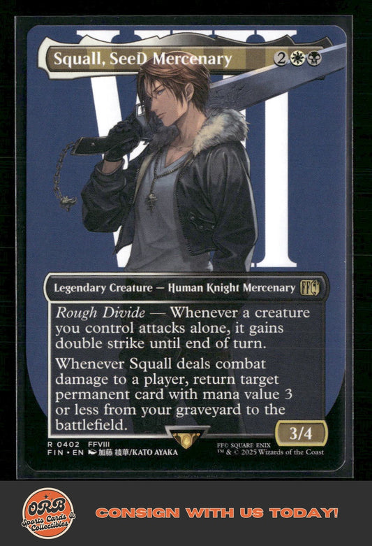 Squall, SeeD Mercenary (Borderless) FINAL FANTASY #402 - Front