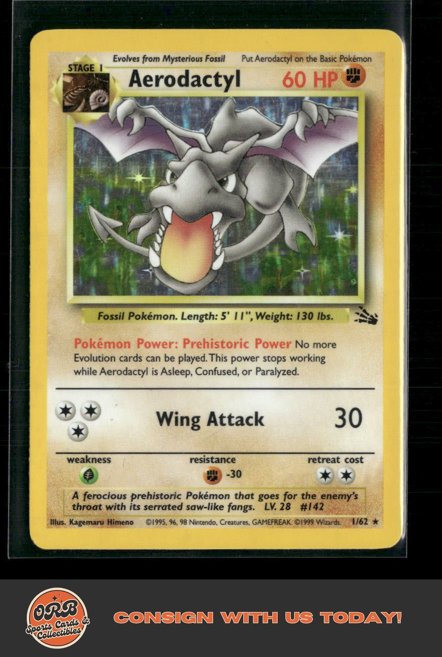 Aerodactyl (1) Fossil #01/62 - Front
