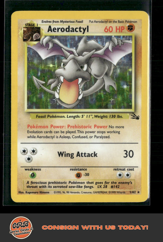Aerodactyl (1) Fossil #01/62 - Front