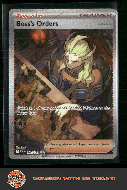 Boss's Orders SV02: Paldea Evolved #265/193 - Front
