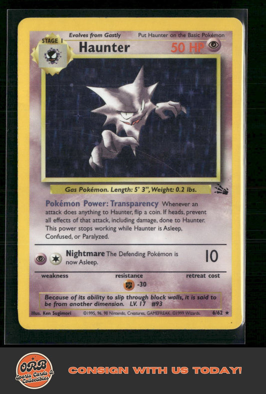 Haunter (6) Fossil #06/62 - Front