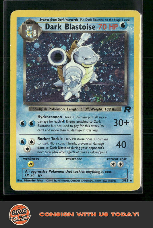 Team Rocket #03/82 Dark Blastoise (3) - Front