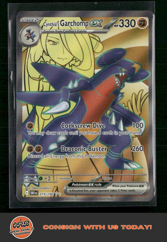 Cynthia's Garchomp ex SV10: Destined Rivals #215/182 - Front