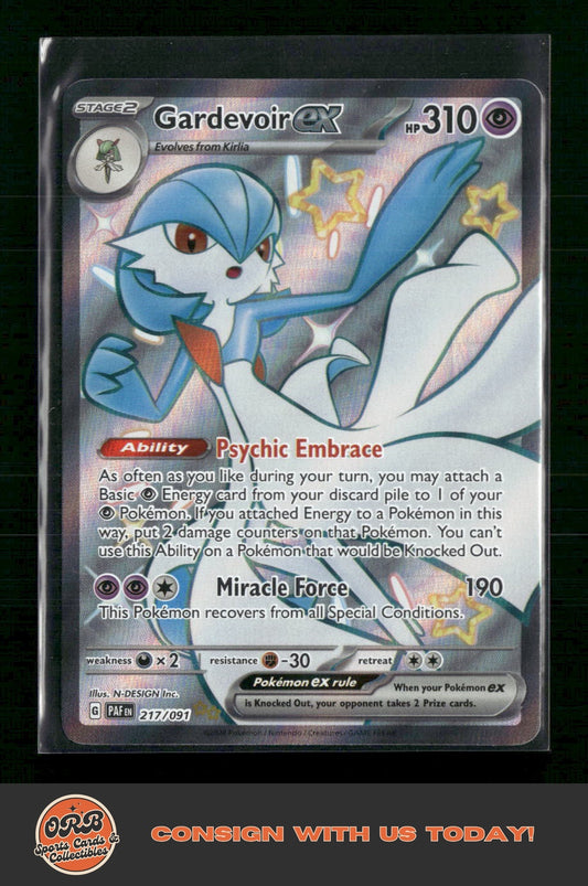 Gardevoir ex SV: Paldean Fates #217/091 - Front