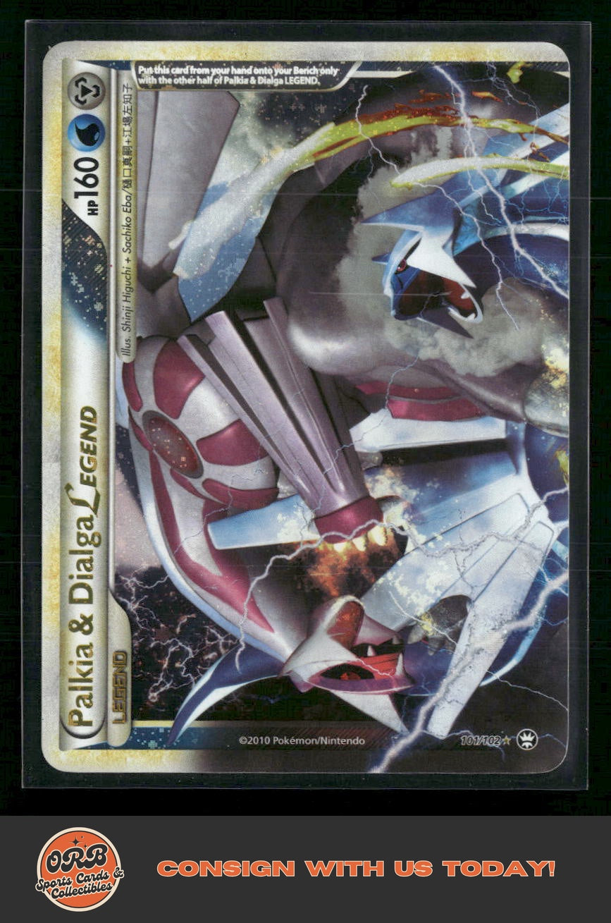 Palkia & Dialga Legend (Top) Triumphant #101/102 - Front