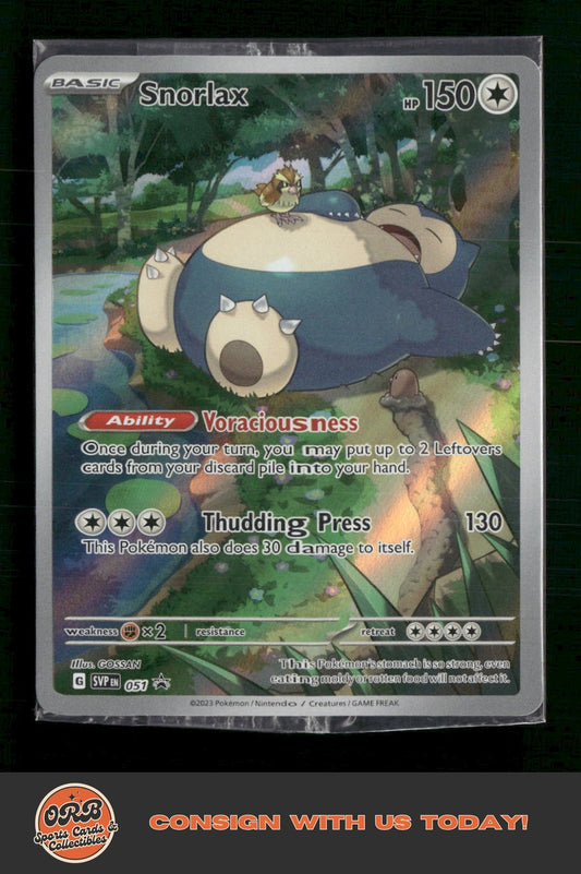 Snorlax SV: Scarlet & Violet Promo Cards #051 - Front