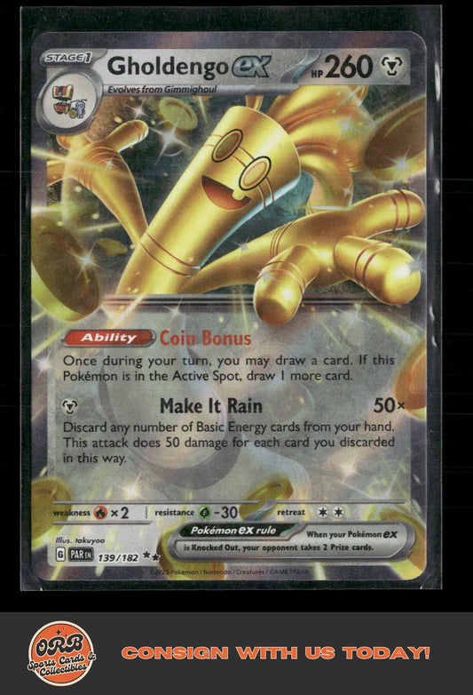 Gholdengo ex SV04: Paradox Rift #139/182 - Front