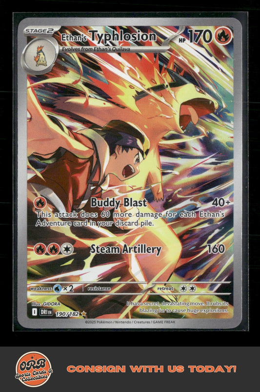 Ethan's Typhlosion SV10: Destined Rivals #190/182 - Front