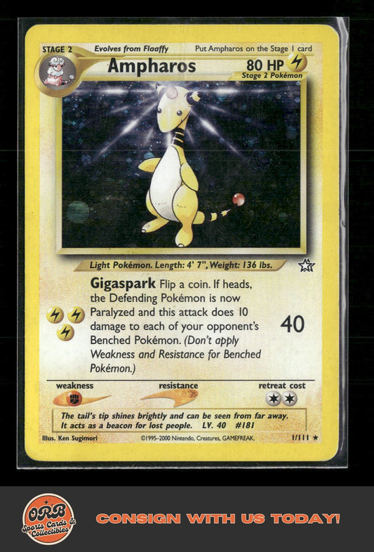 Ampharos Neo Genesis #001/111 - Front