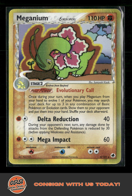 Meganium (Delta Species) Dragon Frontiers #4/101 - Front