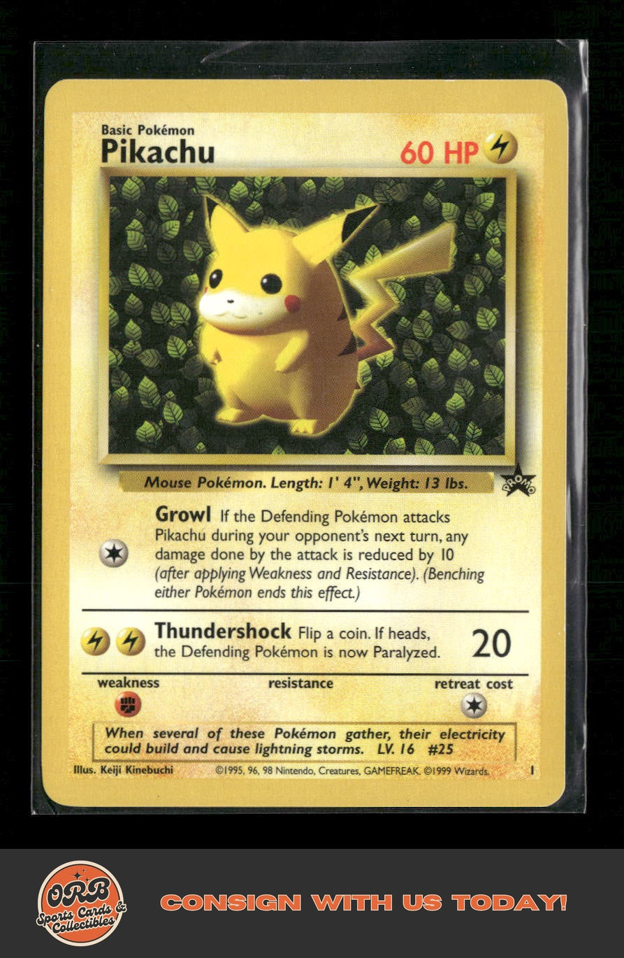 Pikachu (1) WoTC Promo #01/53 - Front