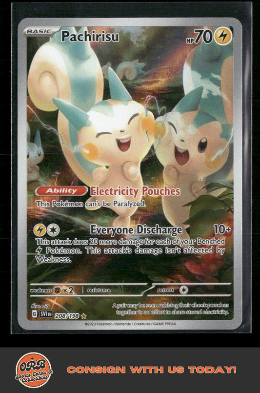 Pachirisu SV01: Scarlet & Violet Base Set #208/198 - Front