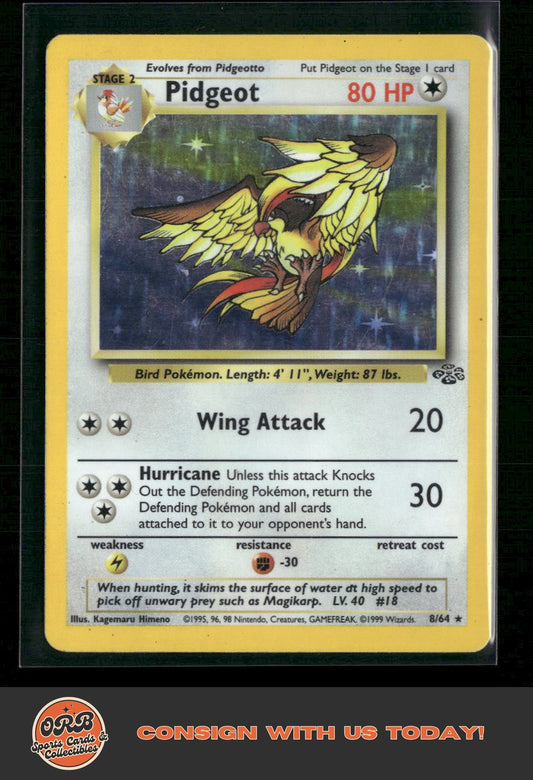 Pidgeot (8) Jungle #08/64 - Front