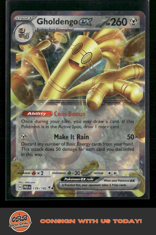 Gholdengo ex SV04: Paradox Rift #139/182 - Front