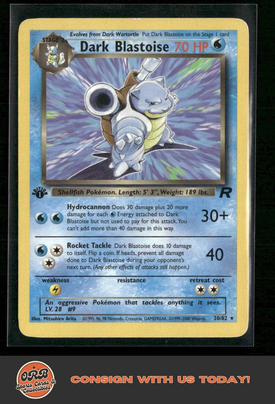 Dark Blastoise (20) Team Rocket #20/82 - Front