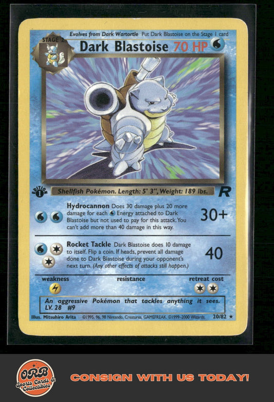 Dark Blastoise (20) Team Rocket #20/82 - Front