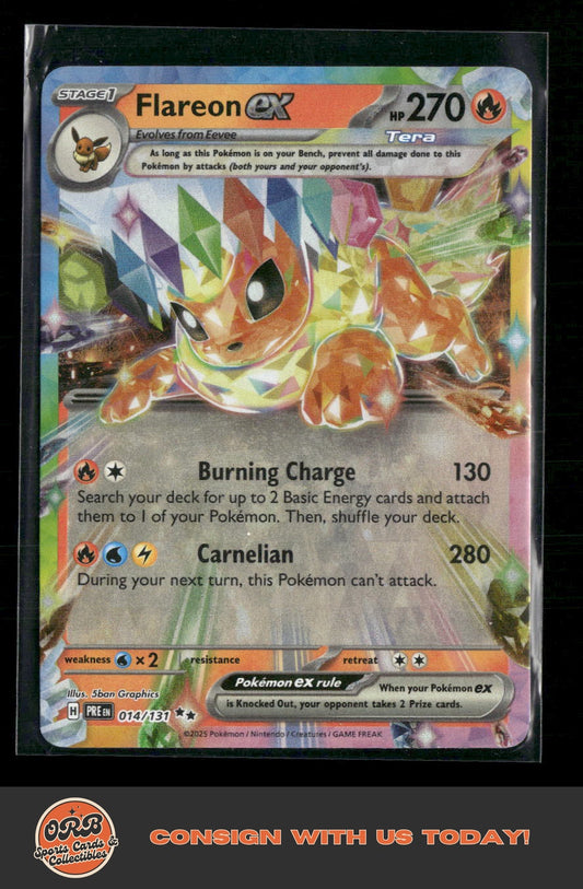 Flareon ex Miscellaneous Cards & Products #014/131 - Front