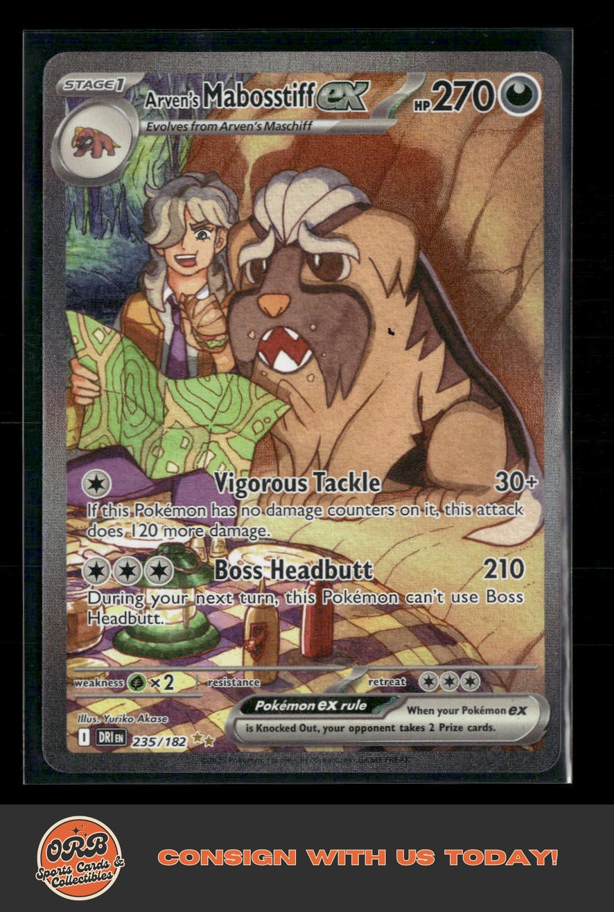 Arven's Mabosstiff ex SV10: Destined Rivals #235/182 - Front