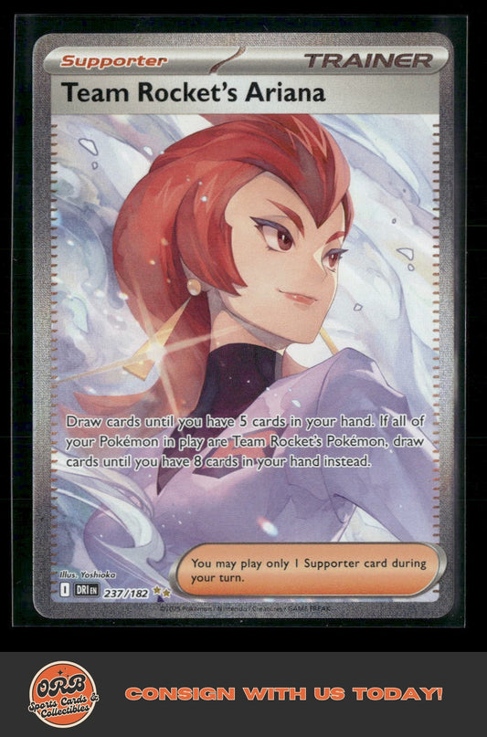 Team Rocket's Ariana SV10: Destined Rivals #237/182 - Front