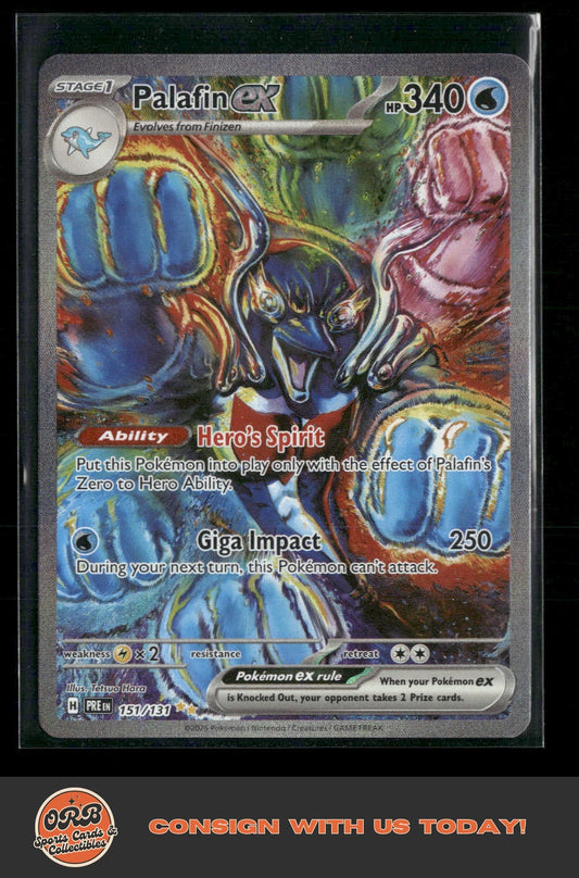Palafin ex SV: Prismatic Evolutions #151/131 - Front
