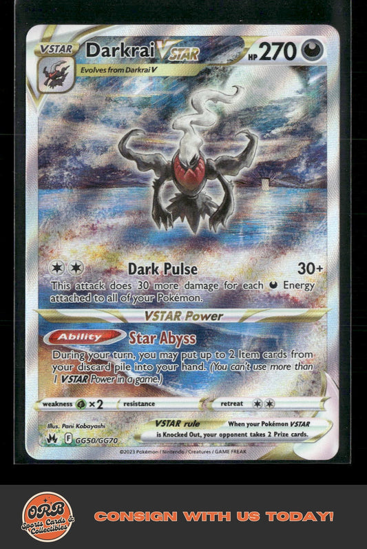 Darkrai VSTAR Crown Zenith: Galarian Gallery #GG50/GG70 - Front