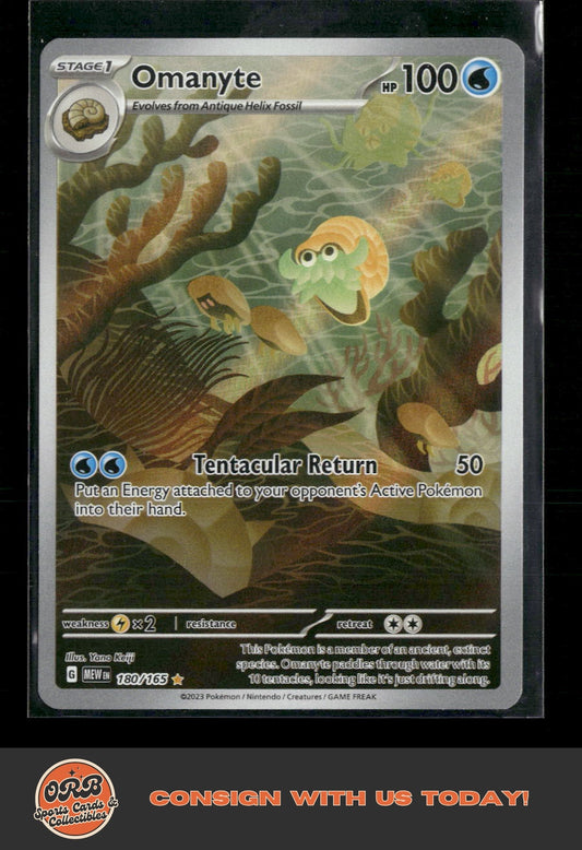 Omanyte SV: Scarlet & Violet 151 #180/165 - Front