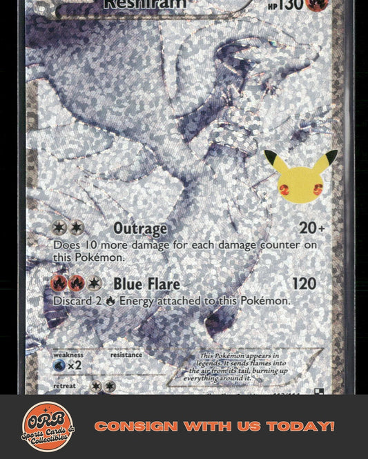 Reshiram Celebrations: Classic Collection #113/114 - Front