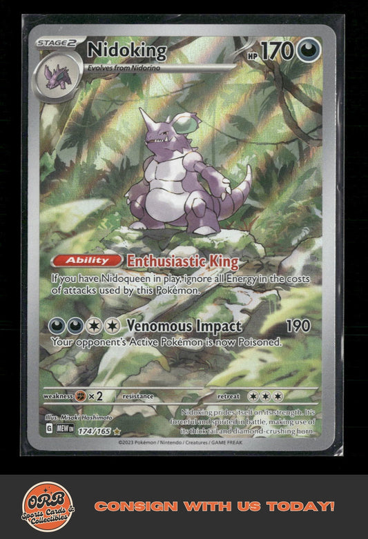 Nidoking SV: Scarlet & Violet 151 #174/165 - Front