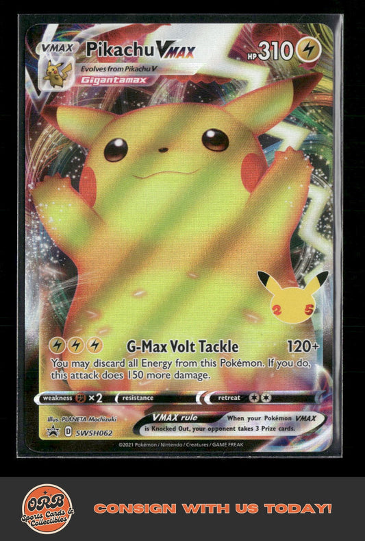 Pikachu VMAX SWSH: Sword & Shield Promo Cards #SWSH062 - Front