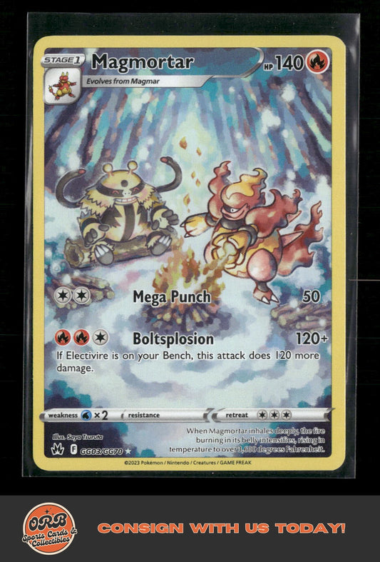 Magmortar Crown Zenith: Galarian Gallery #GG03/GG70 - Front