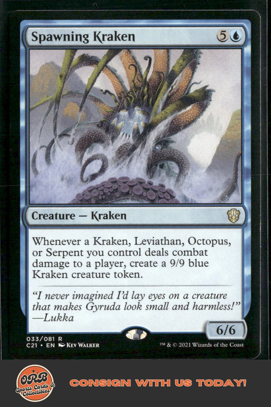 Spawning Kraken Commander 2021 #33 - Front