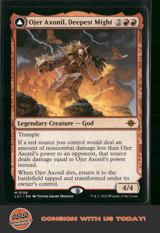 Ojer Axonil, Deepest Might The Lost Caverns of Ixalan #158 - Front