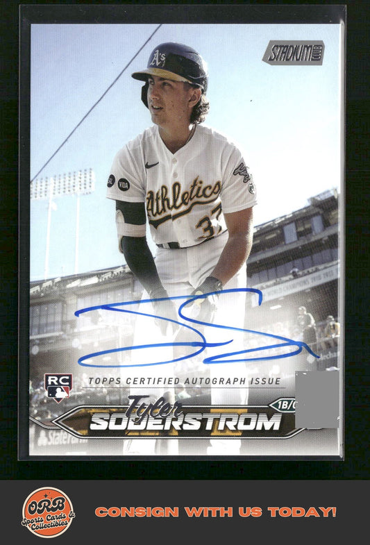Tyler Soderstrom 2024 Stadium Club #SCBA-TS Autographs - Front