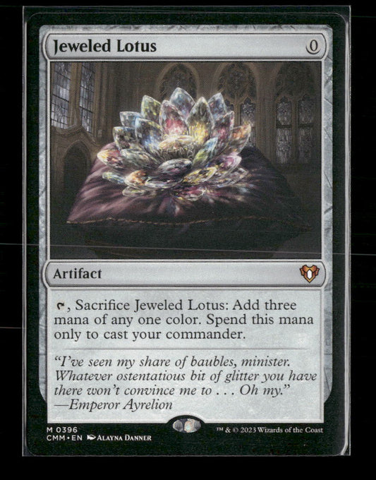 Jeweled Lotus Commander Masters #396 - Front