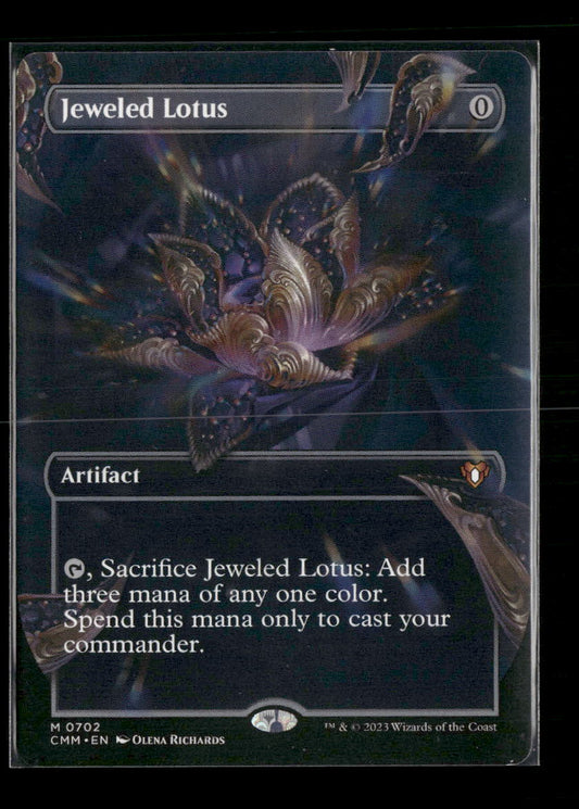 Jeweled Lotus (Borderless) Commander Masters #702 - Front