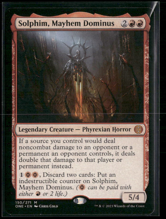 Solphim, Mayhem Dominus Phyrexia: All Will Be One #150 - Front